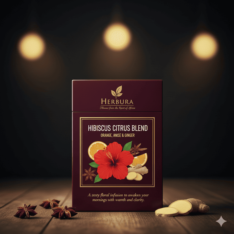 Hibiscus Citrus blend with Orange, Anise & Ginger